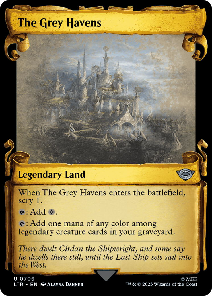 The Grey Havens [The Lord of the Rings: Tales of Middle-Earth Showcase Scrolls] | L.A. Mood Comics and Games