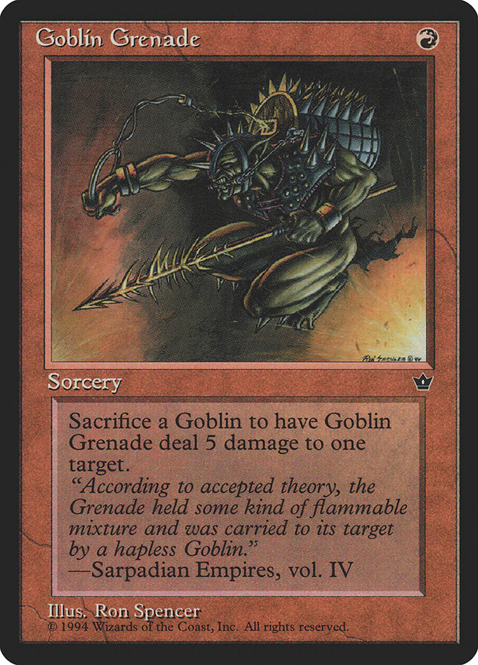 Goblin Grenade (Ron Spencer) [Fallen Empires] | L.A. Mood Comics and Games