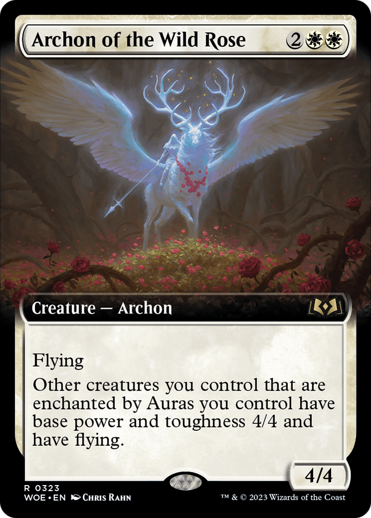 Archon of the Wild Rose (Extended Art) [Wilds of Eldraine] | L.A. Mood Comics and Games
