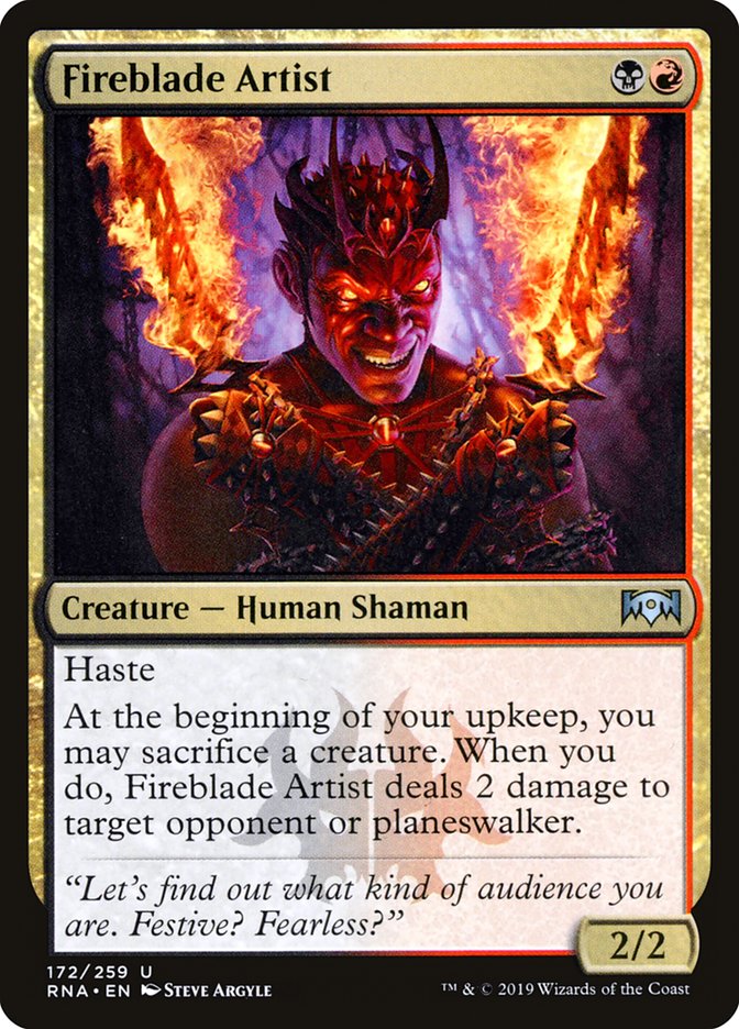 Fireblade Artist [Ravnica Allegiance] | L.A. Mood Comics and Games