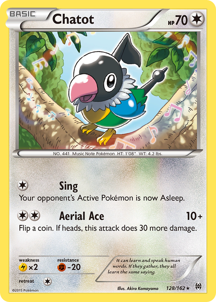 Chatot (128/162) [XY: BREAKthrough] | L.A. Mood Comics and Games