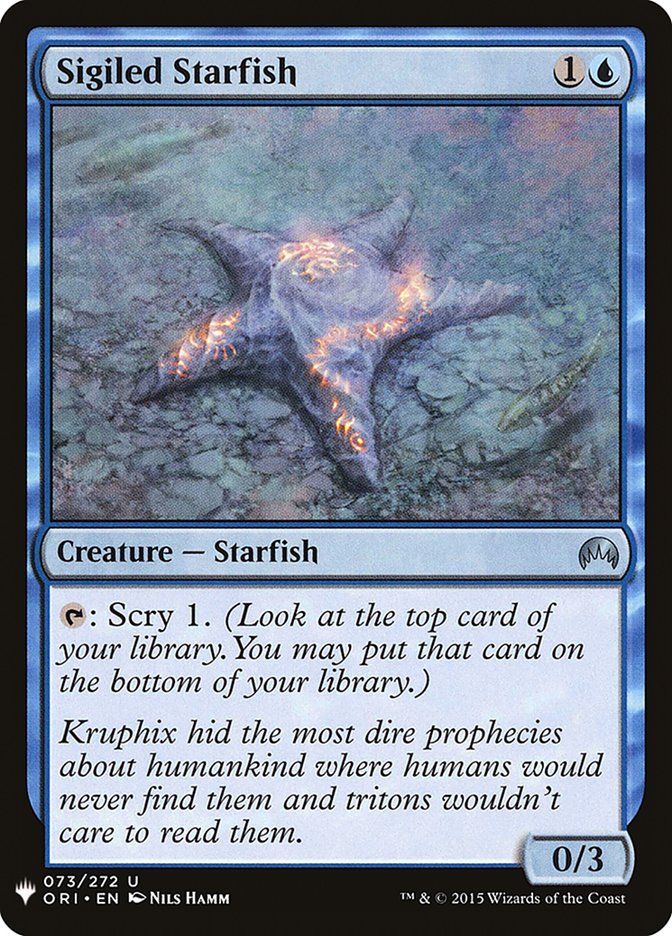 Sigiled Starfish [Mystery Booster] | L.A. Mood Comics and Games