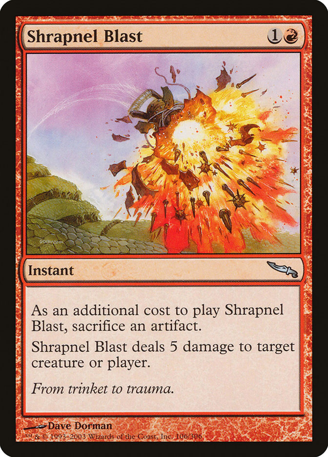 Shrapnel Blast [Mirrodin] | L.A. Mood Comics and Games