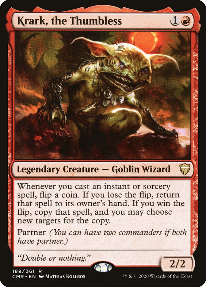 Krark, the Thumbless [Commander Legends] | L.A. Mood Comics and Games