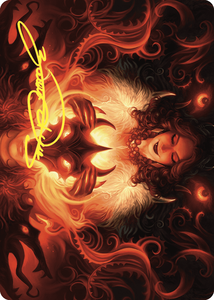 Witch's Mark Art Card (Gold-Stamped Signature) [Wilds of Eldraine Art Series] | L.A. Mood Comics and Games