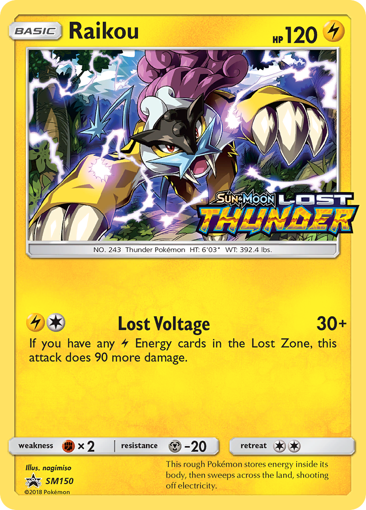 Raikou (SM150) [Sun & Moon: Black Star Promos] | L.A. Mood Comics and Games