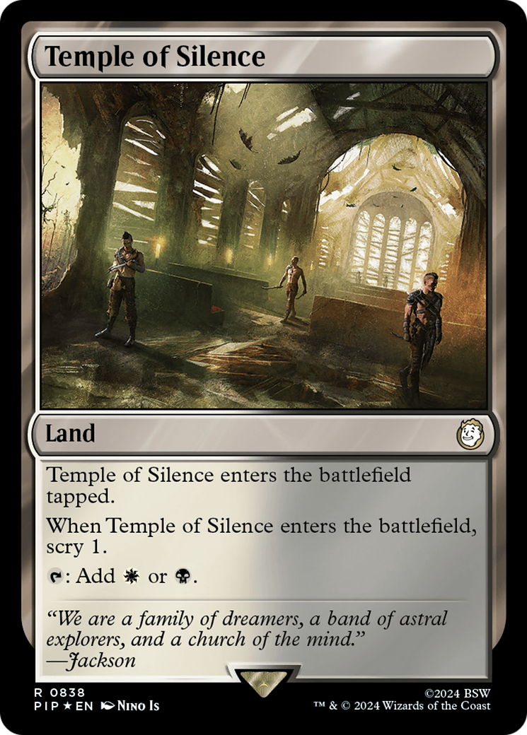 Temple of Silence (Surge Foil) [Fallout] | L.A. Mood Comics and Games