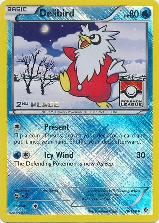 Delibird (38/149) (League Promo 2nd Place) [Black & White: Boundaries Crossed] | L.A. Mood Comics and Games