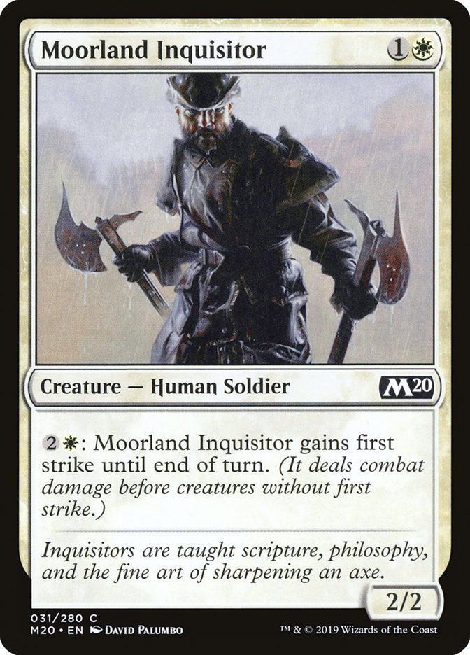 Moorland Inquisitor [Core Set 2020] | L.A. Mood Comics and Games