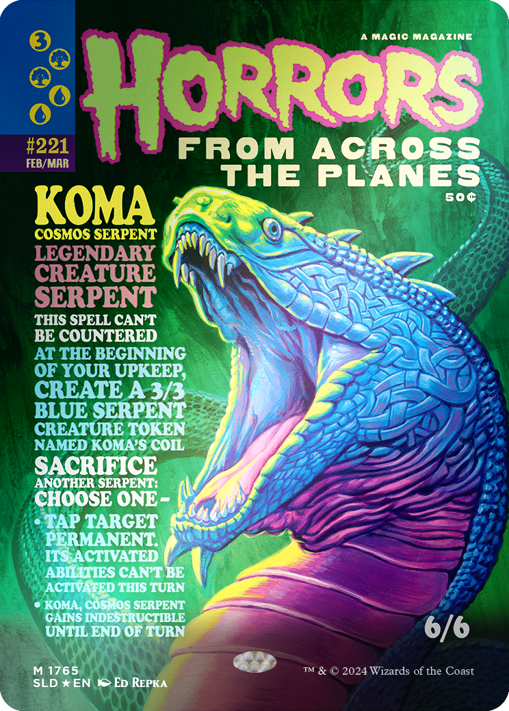 Koma, Cosmos Serpent (Rainbow Foil) [Secret Lair Drop Series] | L.A. Mood Comics and Games