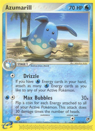 Azumarill (30/100) [EX: Sandstorm] | L.A. Mood Comics and Games