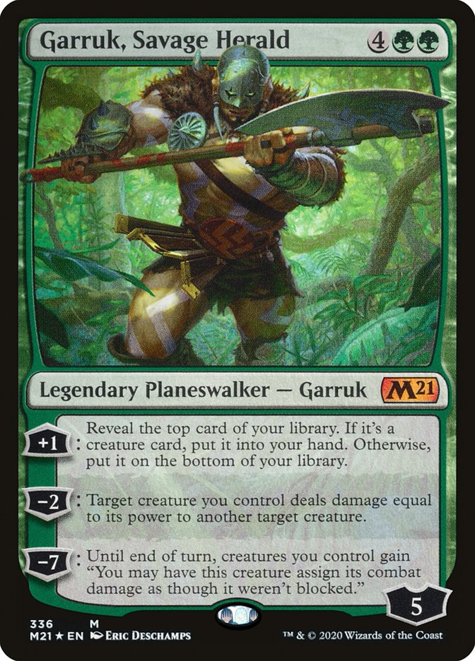 Garruk, Savage Herald [Core Set 2021] | L.A. Mood Comics and Games