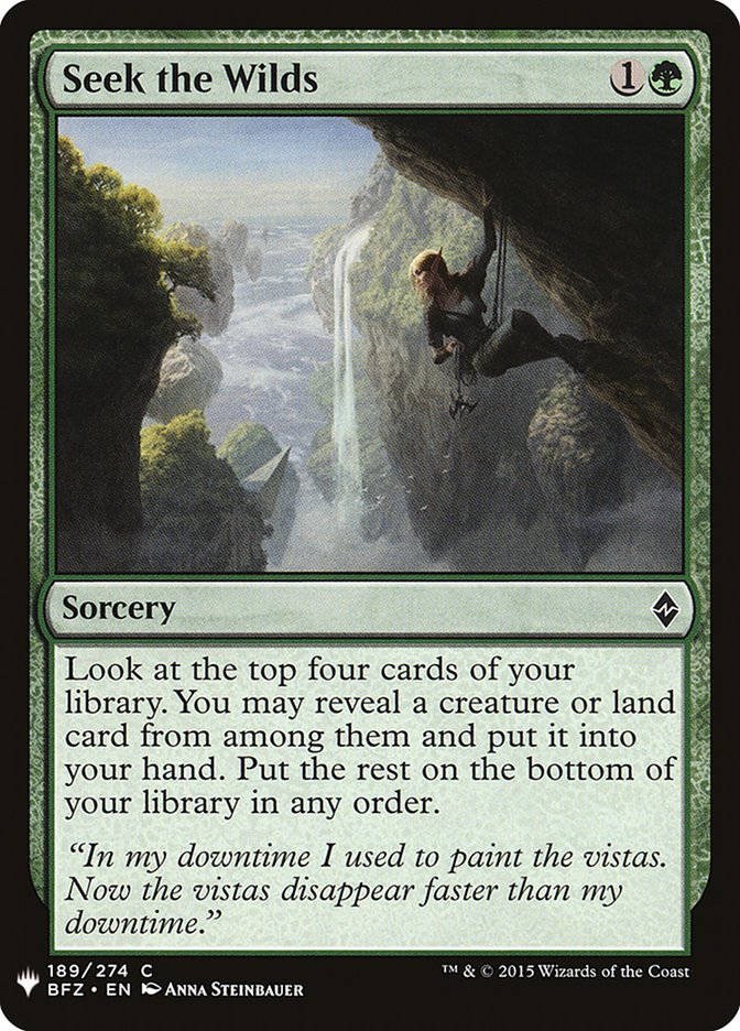 Seek the Wilds [Mystery Booster] | L.A. Mood Comics and Games