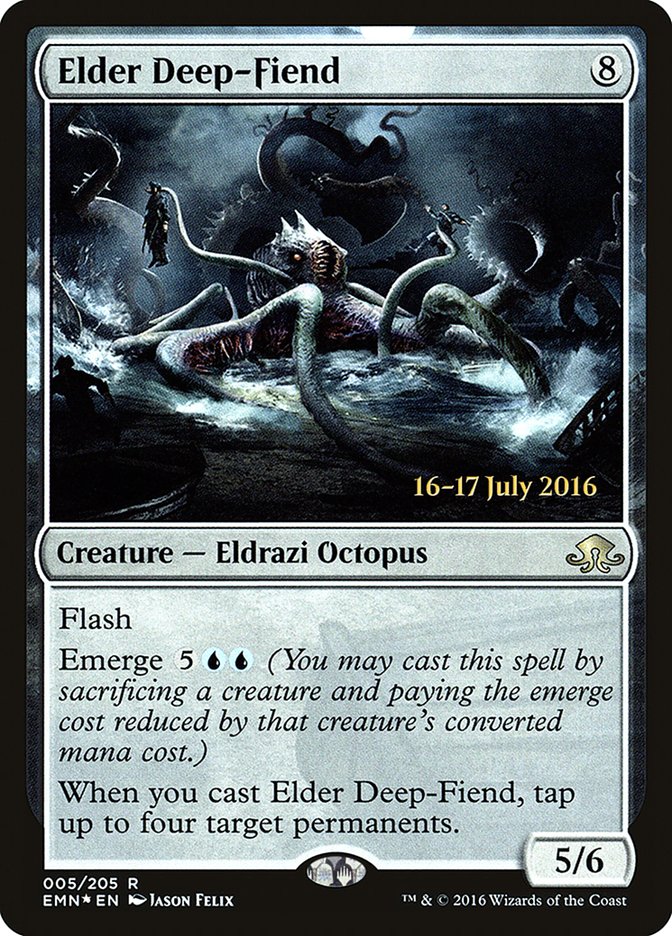 Elder Deep-Fiend [Eldritch Moon Prerelease Promos] | L.A. Mood Comics and Games