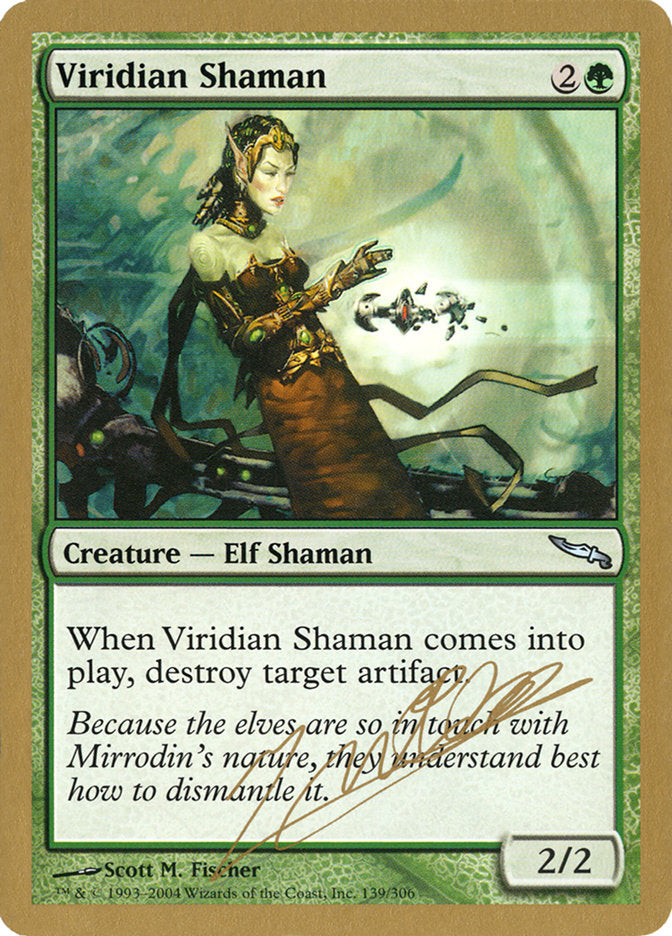 Viridian Shaman (Julien Nuijten) [World Championship Decks 2004] | L.A. Mood Comics and Games