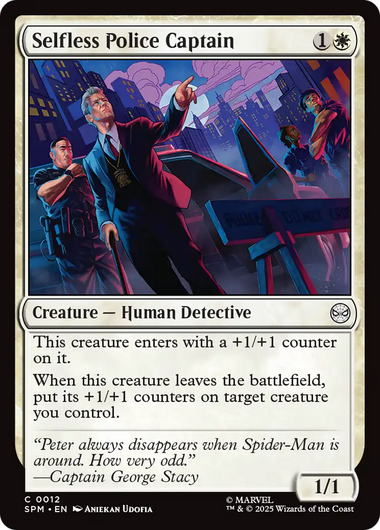 Selfless Police Captain [Marvel's Spider-Man] | L.A. Mood Comics and Games