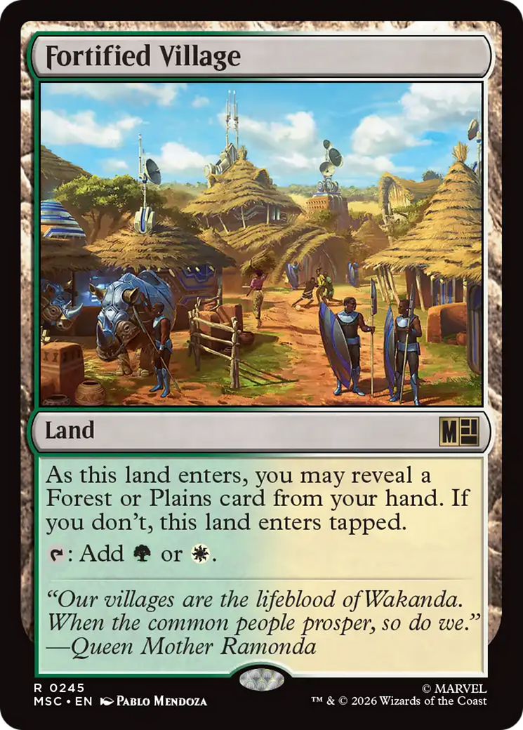 Fortified Village [Marvel Super Heroes Commander] | L.A. Mood Comics and Games