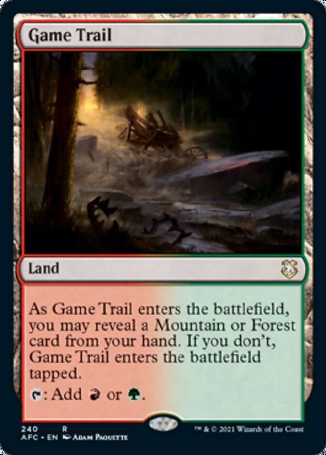 Game Trail [Dungeons & Dragons: Adventures in the Forgotten Realms Commander] | L.A. Mood Comics and Games
