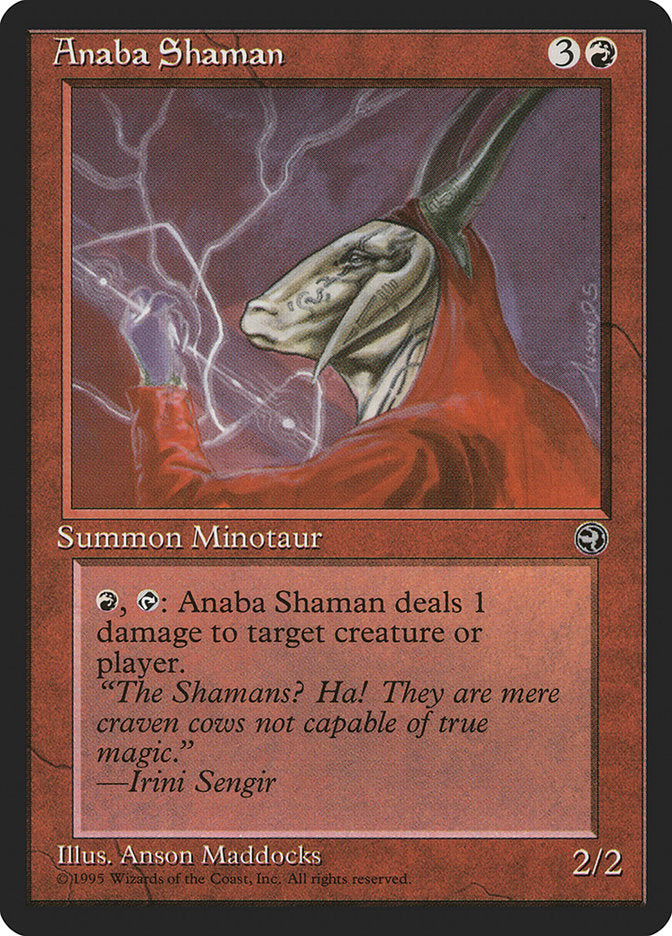 Anaba Shaman (Irini Sengir Flavor Text) [Homelands] | L.A. Mood Comics and Games