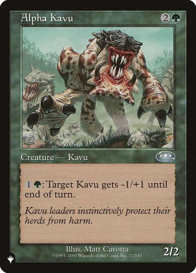 Alpha Kavu [The List] | L.A. Mood Comics and Games