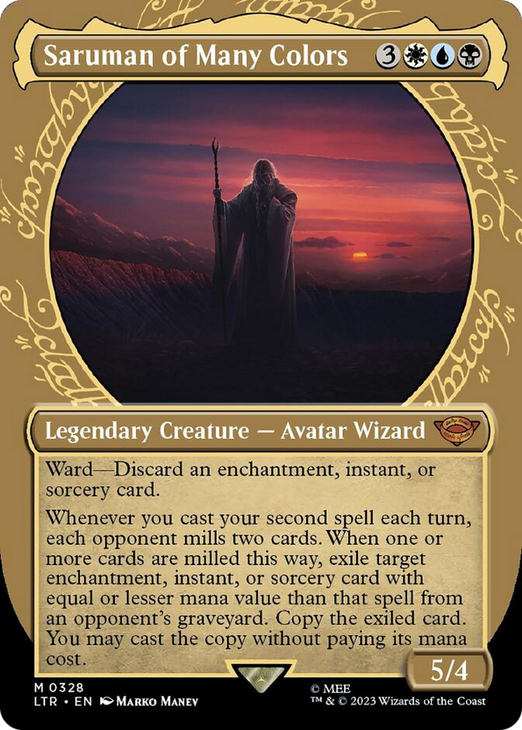 Saruman of Many Colors (Showcase Ring Frame) [The Lord of the Rings: Tales of Middle-Earth] | L.A. Mood Comics and Games