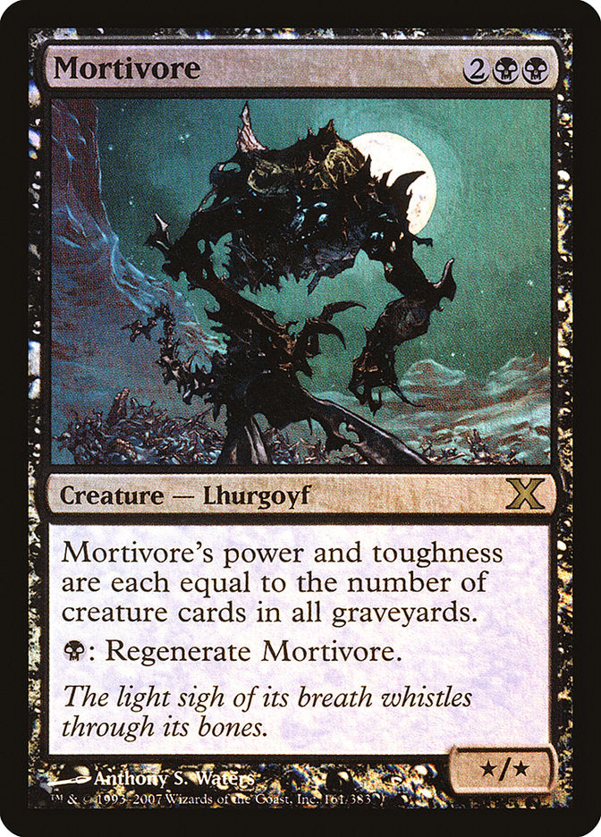 Mortivore (Premium Foil) [Tenth Edition] | L.A. Mood Comics and Games