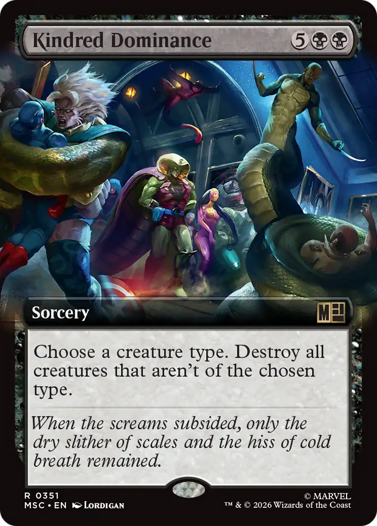 Kindred Dominance (Extended Art) [Marvel Super Heroes Commander] | L.A. Mood Comics and Games