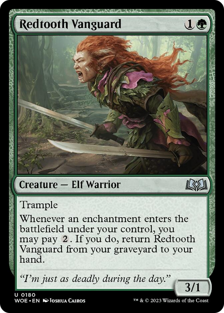 Redtooth Vanguard [Wilds of Eldraine] | L.A. Mood Comics and Games