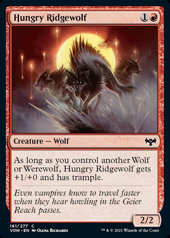 Hungry Ridgewolf [Innistrad: Crimson Vow] | L.A. Mood Comics and Games