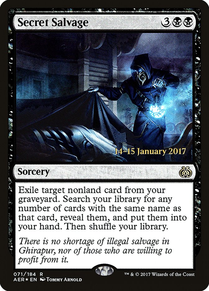 Secret Salvage [Aether Revolt Prerelease Promos] | L.A. Mood Comics and Games