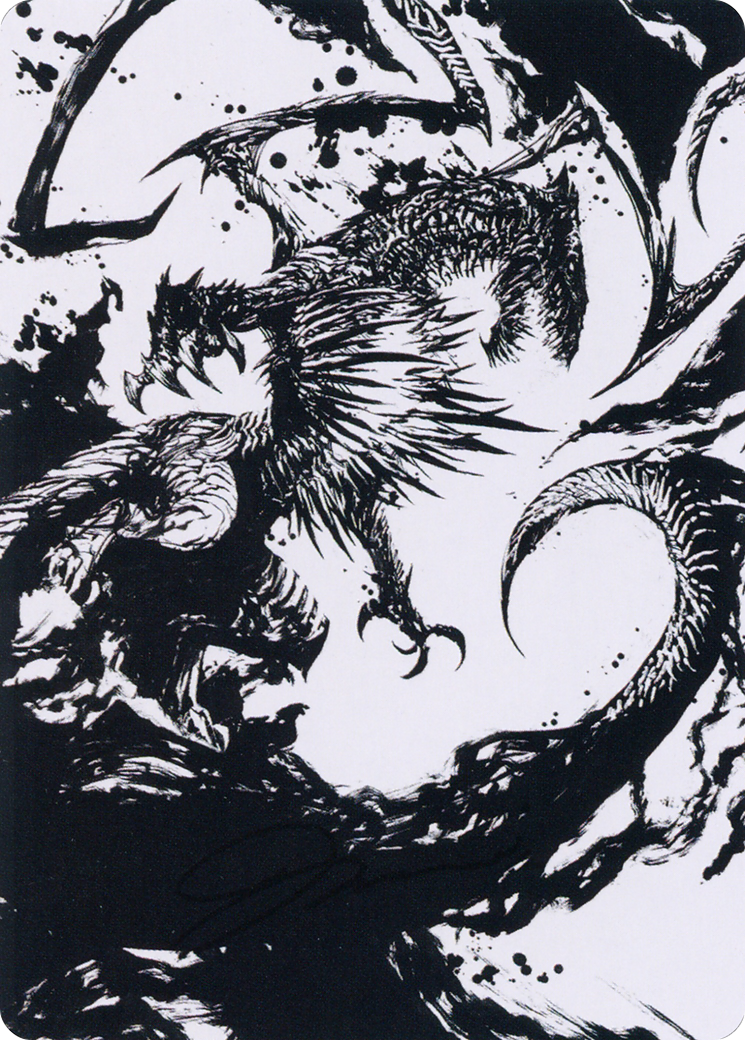 Skithiryx, the Blight Dragon Art Card [March of the Machine Art Series] | L.A. Mood Comics and Games