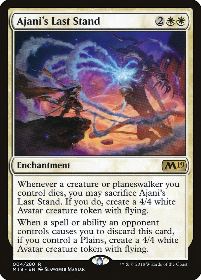Ajani's Last Stand [Core Set 2019] | L.A. Mood Comics and Games