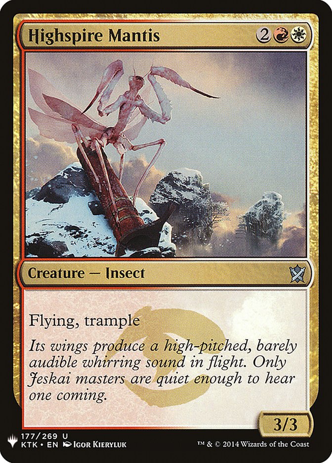 Highspire Mantis [Mystery Booster] | L.A. Mood Comics and Games