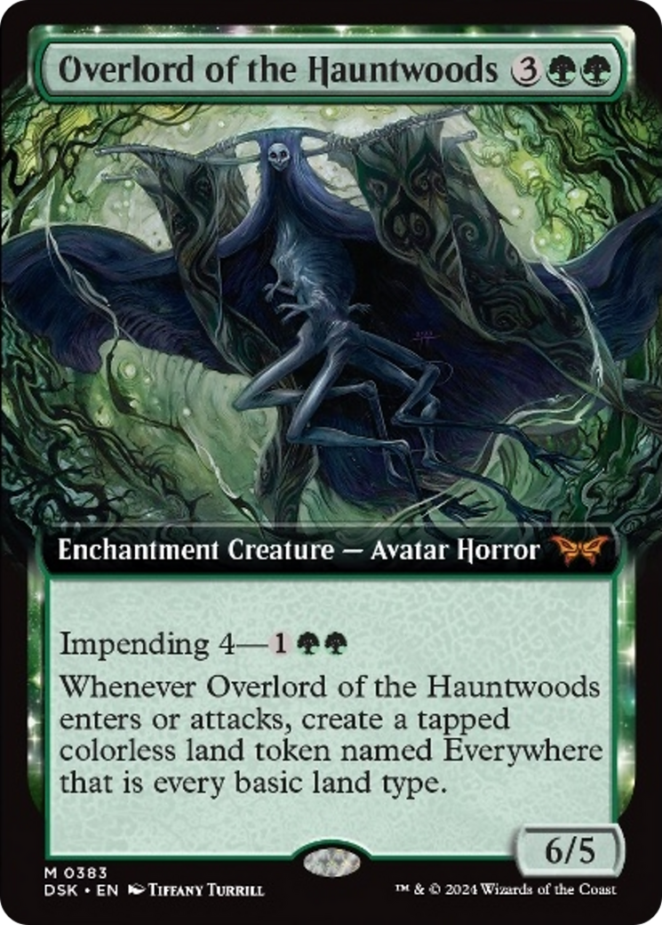Overlord of the Hauntwoods (Extended Art) [Duskmourn: House of Horror] | L.A. Mood Comics and Games