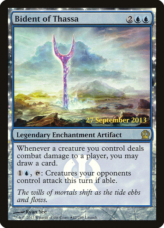 Bident of Thassa (Prerelease) [Theros Promos] | L.A. Mood Comics and Games