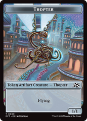 Thopter (0009) // Treasure Double-Sided Token [Aetherdrift Tokens] | L.A. Mood Comics and Games