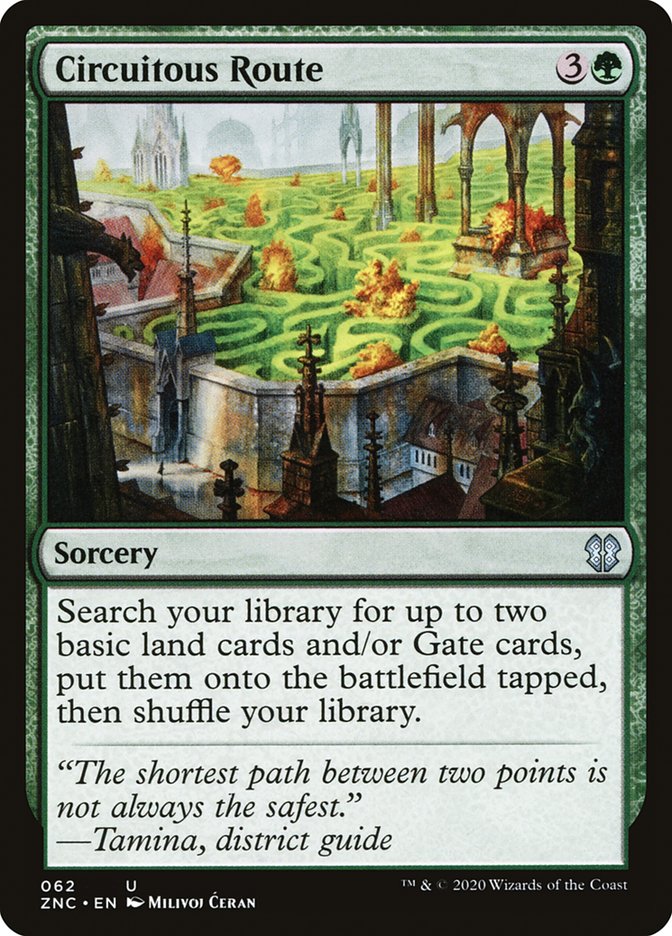 Circuitous Route [Zendikar Rising Commander] | L.A. Mood Comics and Games