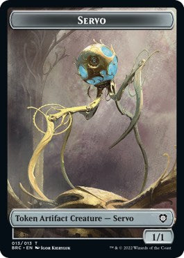 Myr // Servo Double-Sided Token [The Brothers' War Commander Tokens] | L.A. Mood Comics and Games