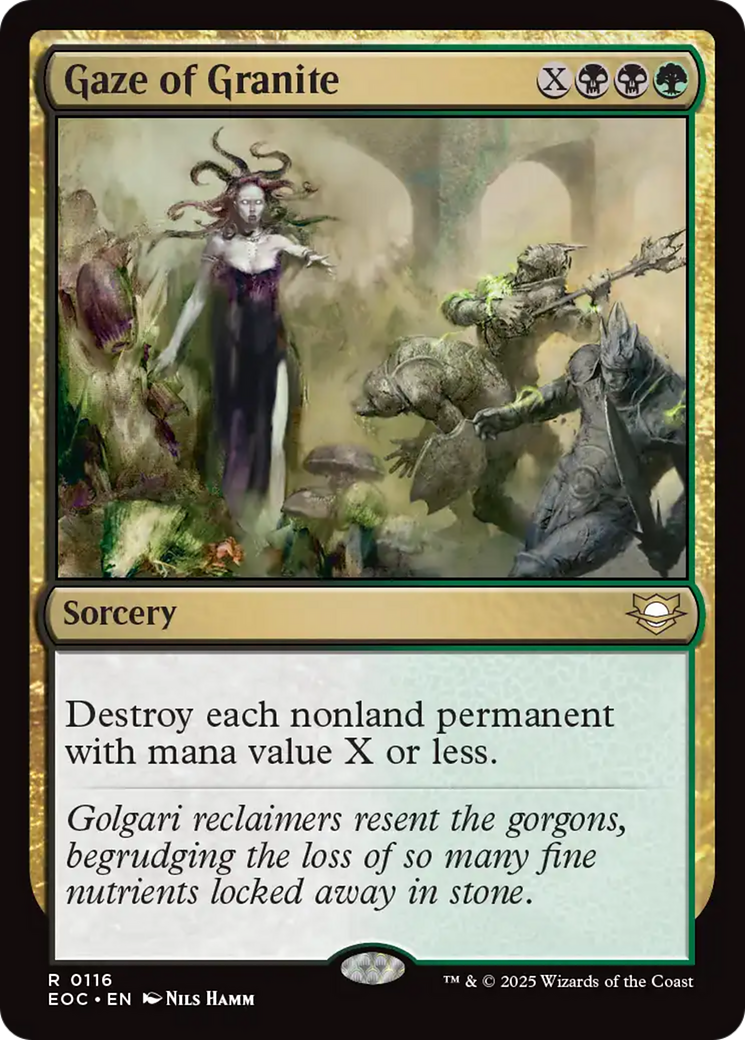 Gaze of Granite [Edge of Eternities Commander] | L.A. Mood Comics and Games