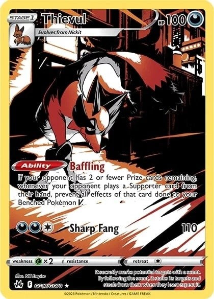 Thievul (GG17/GG70) [Sword & Shield: Crown Zenith] | L.A. Mood Comics and Games