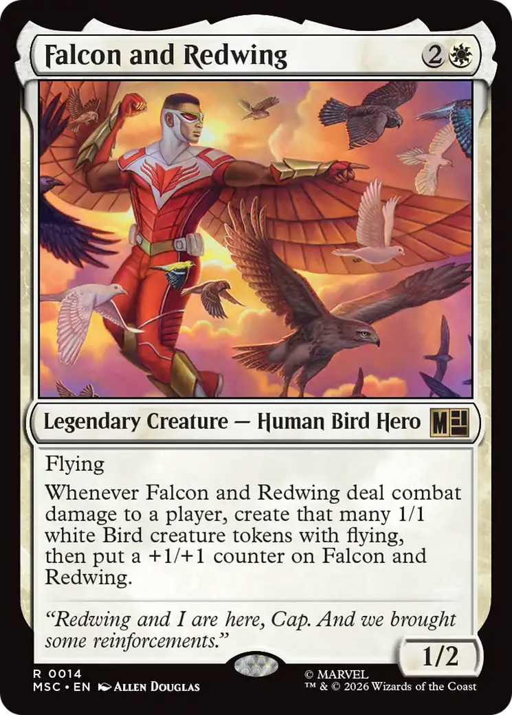 Falcon and Redwing [Marvel Super Heroes Commander] | L.A. Mood Comics and Games