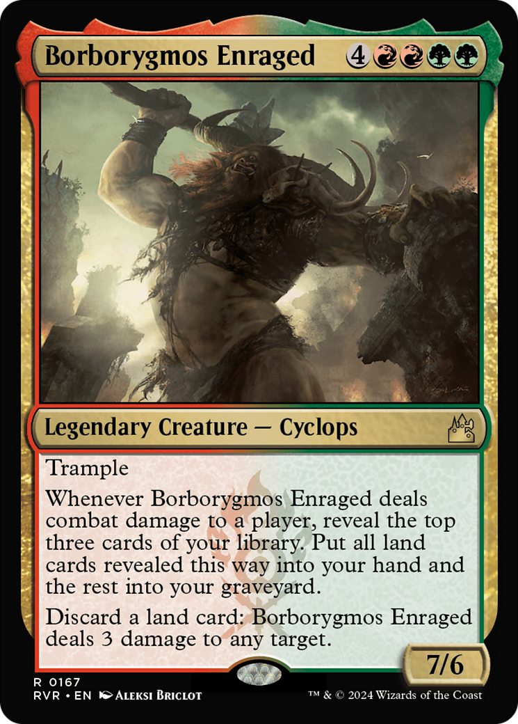 Borborygmos Enraged [Ravnica Remastered] | L.A. Mood Comics and Games