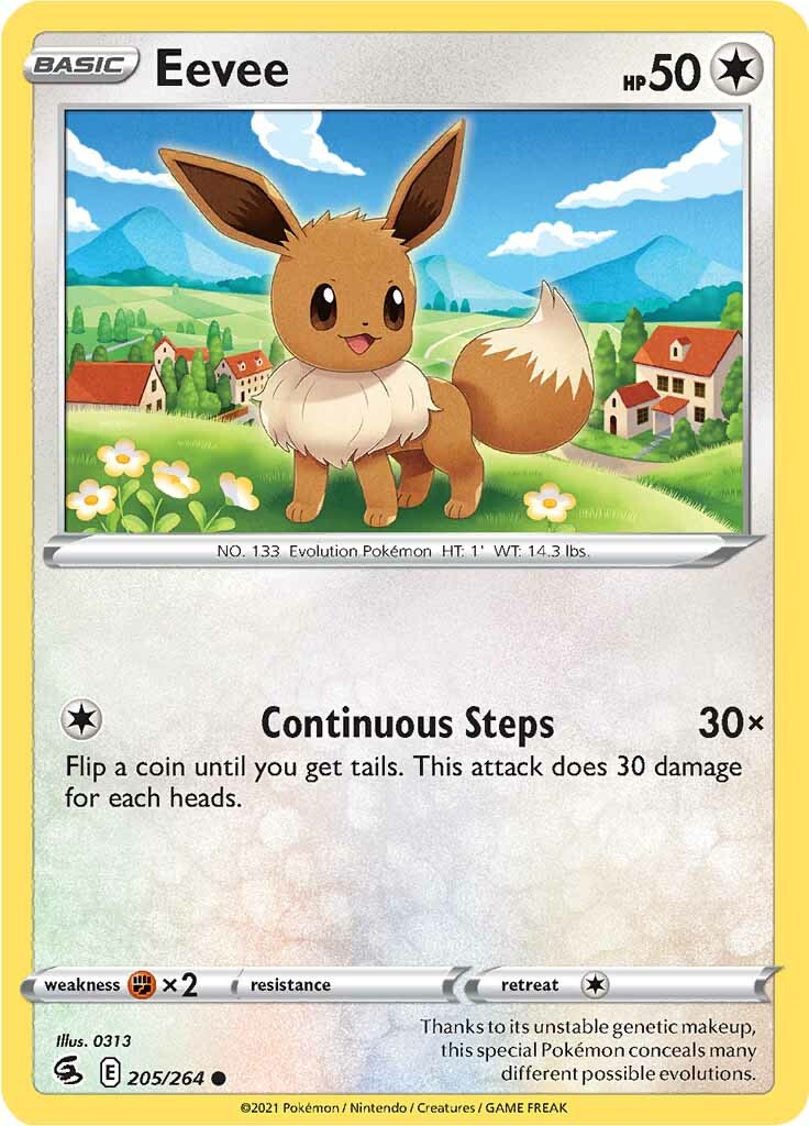 Eevee (205/264) [Sword & Shield: Fusion Strike] | L.A. Mood Comics and Games