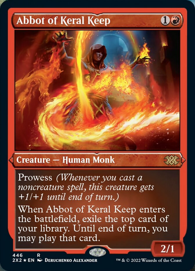 Abbot of Keral Keep (Foil Etched) [Double Masters 2022] | L.A. Mood Comics and Games