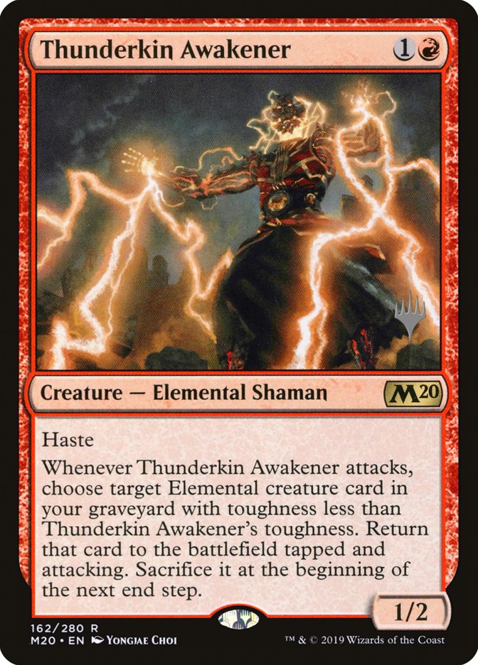 Thunderkin Awakener (Promo Pack) [Core Set 2020 Promos] | L.A. Mood Comics and Games