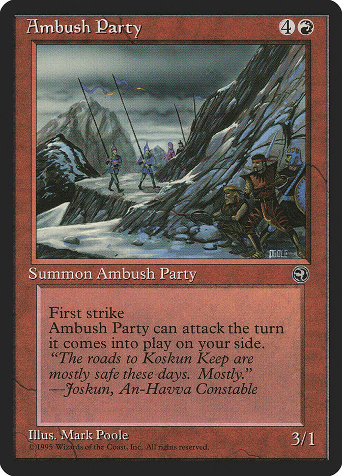 Ambush Party (Joskun Flavor Text) [Homelands] | L.A. Mood Comics and Games