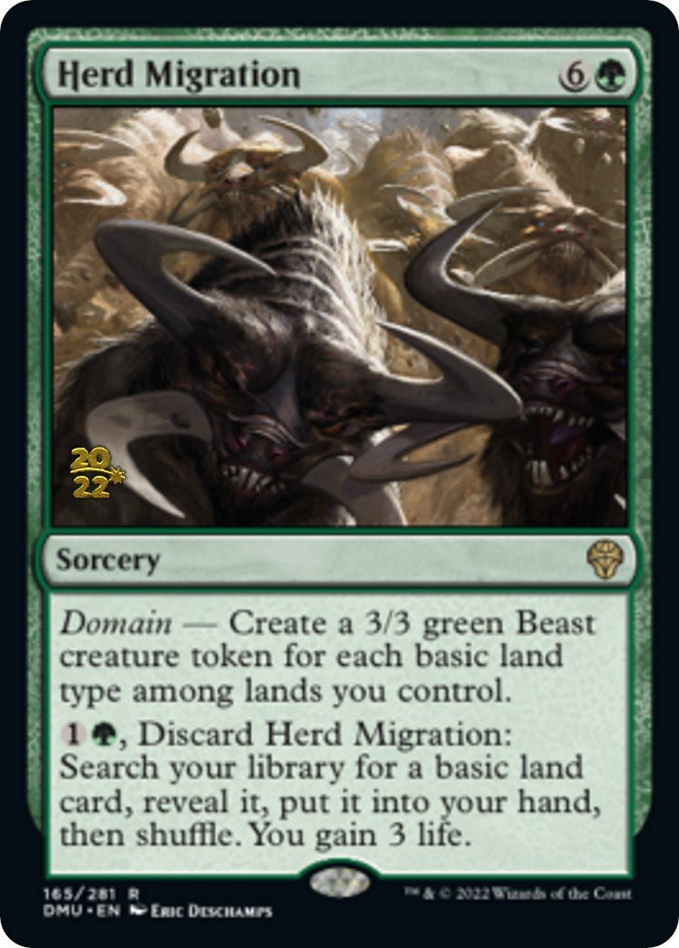 Herd Migration [Dominaria United Prerelease Promos] | L.A. Mood Comics and Games