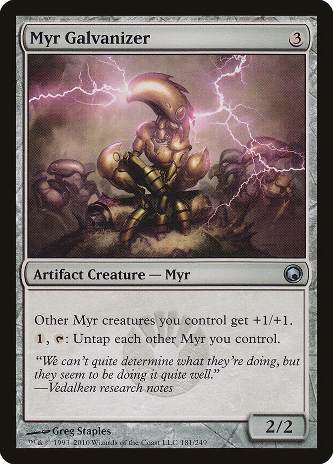 Myr Galvanizer [Scars of Mirrodin] | L.A. Mood Comics and Games
