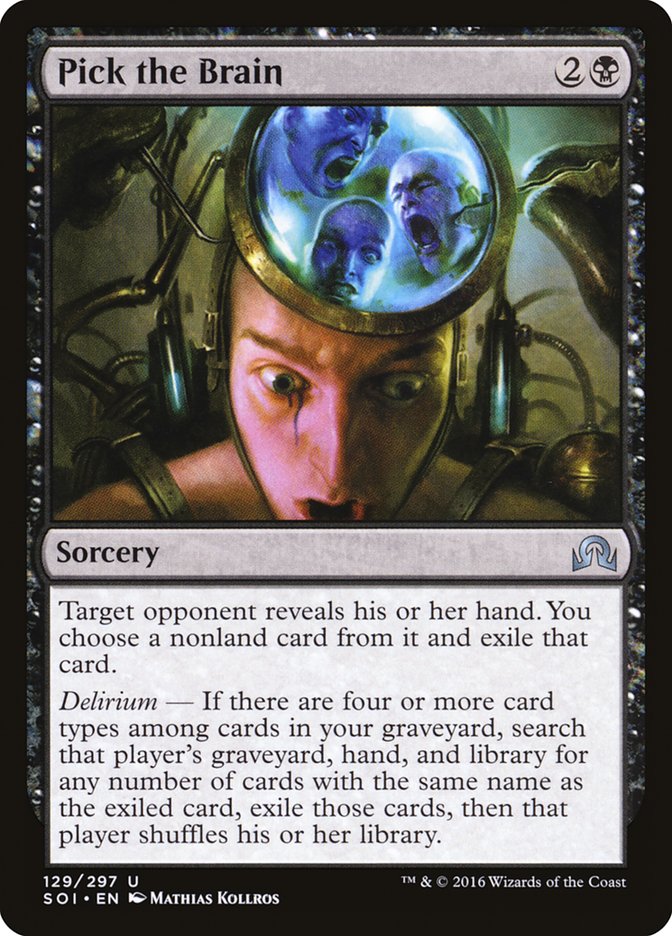 Pick the Brain [Shadows over Innistrad] | L.A. Mood Comics and Games