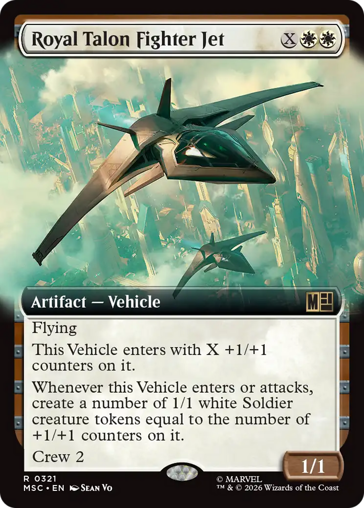 Royal Talon Fighter Jet (Extended Art) [Marvel Super Heroes Commander] | L.A. Mood Comics and Games